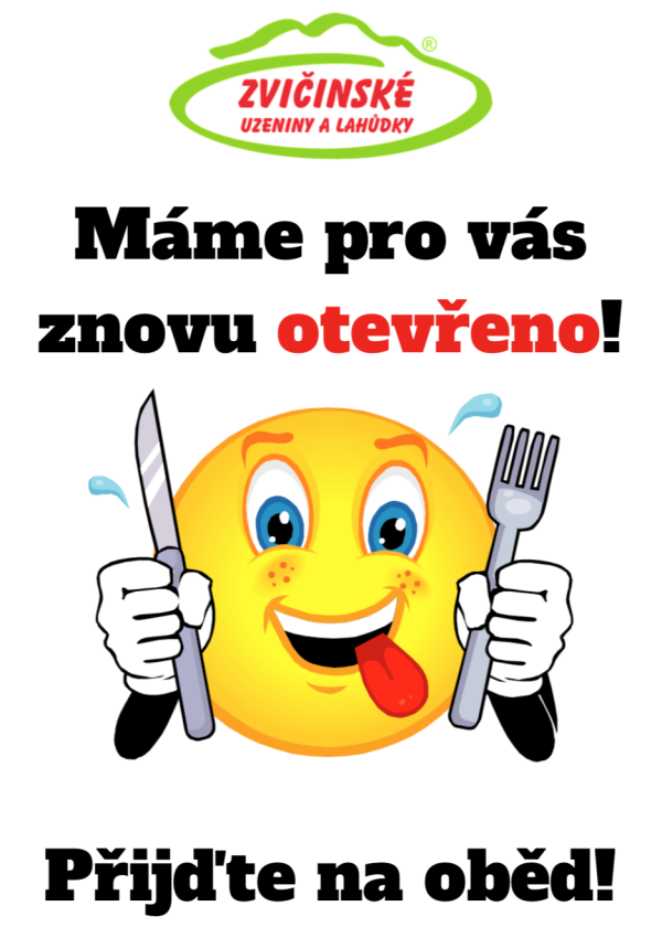 Naše jídelny jsou znovu otevřeny!